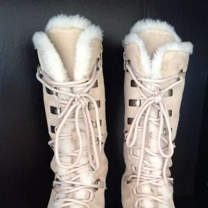 Aldo white winter boots faux fur - MOVING SALE